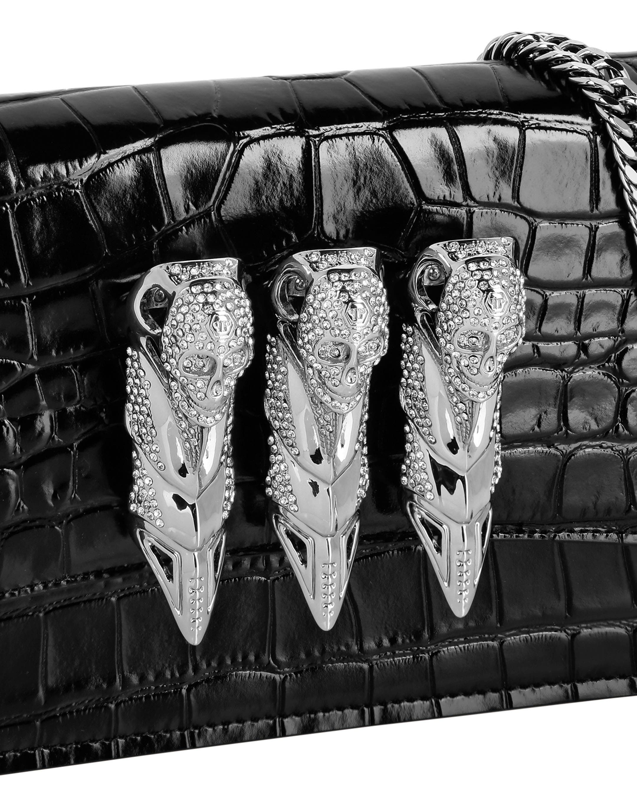 Handle Bag Skull Women, Alternate, color, black