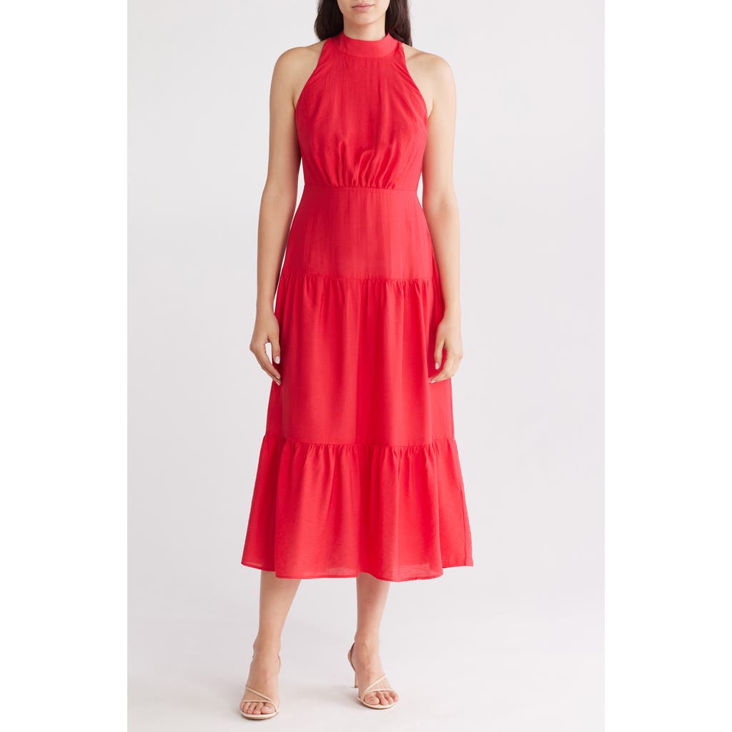 SAM EDELMAN SAM EDELMAN HIGH NECK MAXI DRESS