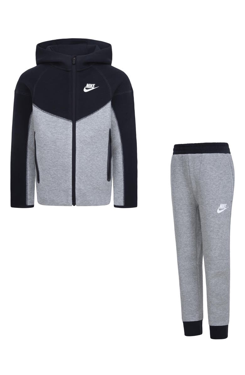 Nike Kids' Tech Fleece Zip Hoodie & Joggers Set, Main, color, 