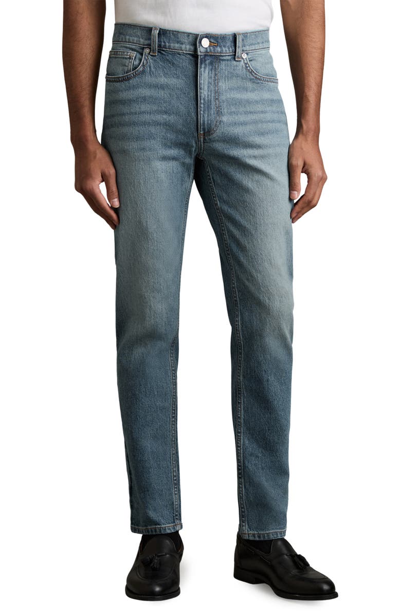 Reiss Picton Slim Fit Jeans, Main, color, Washed Indigo