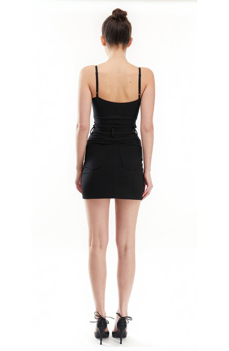 Mother of All Kathrine mini skirt, Alternate, color, Black