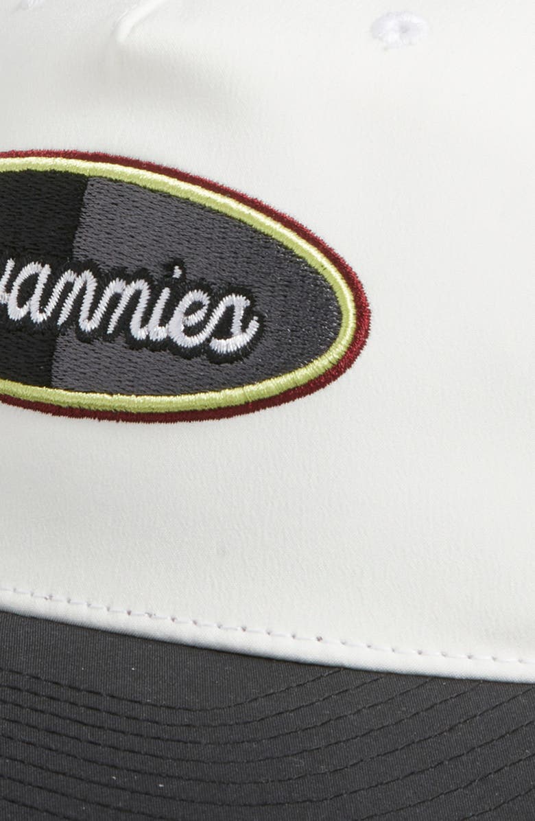 Swannies Travis Logo Embroidery Hat, Alternate, color, Vintage White