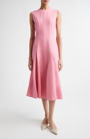 Emilia Wickstead Benicia Wool Crepe Midi Dress