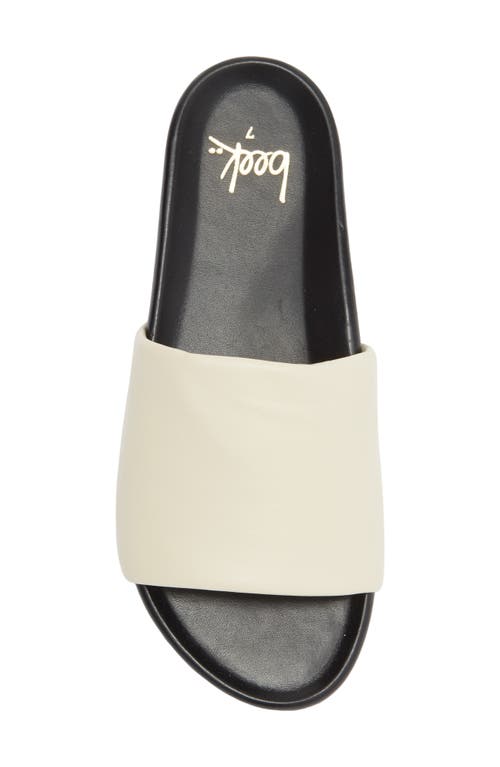 Beek Albatross Platform Slide Sandal In Eggshell