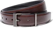 Nike Textured Buckle Reversible Faux Leather Belt