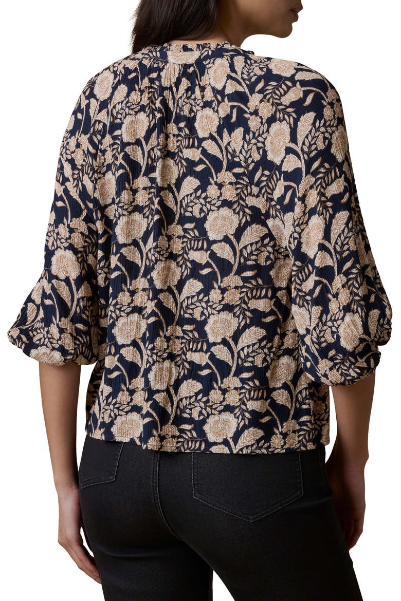 Portia Floral Top, Alternate, color, AVIGNON FLORAL PRINT