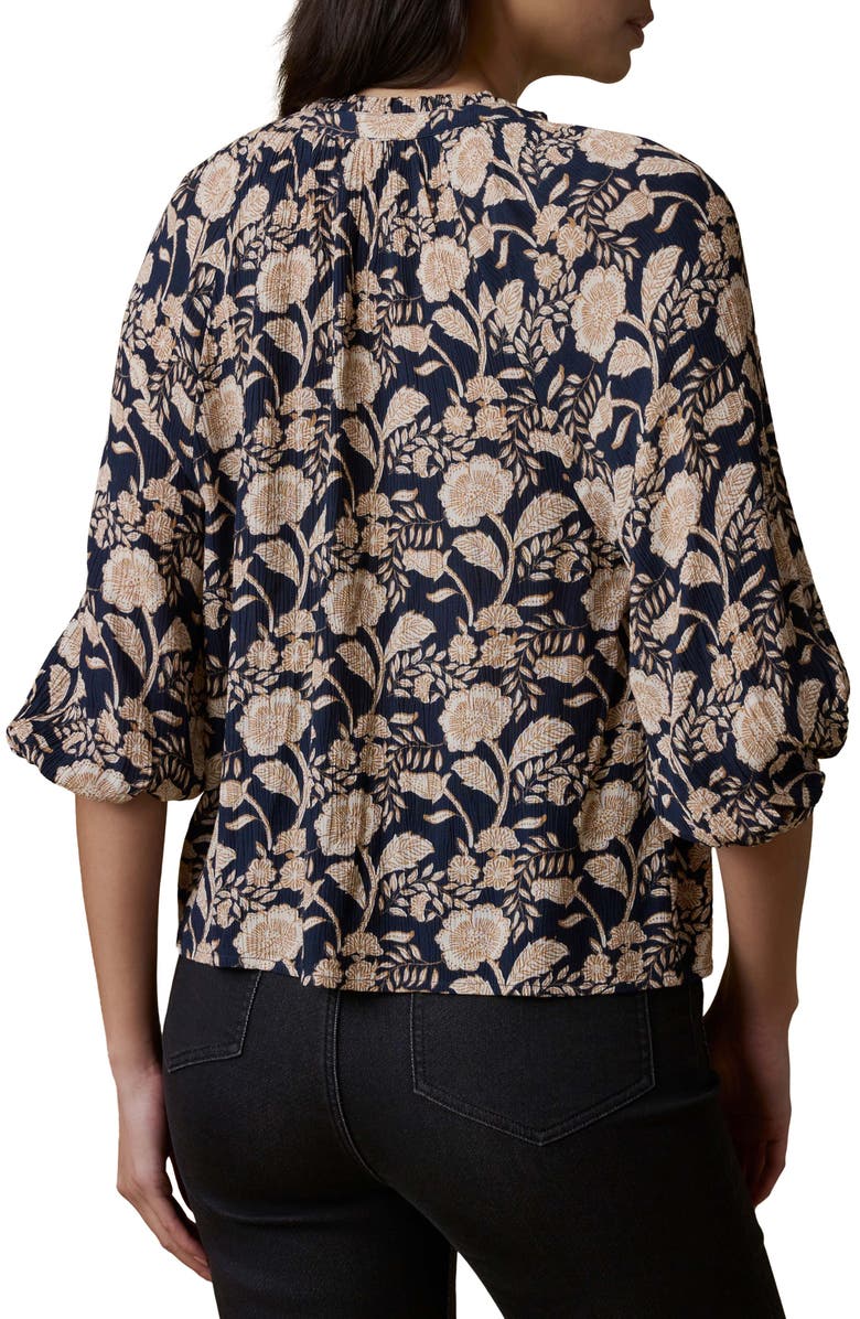 Faherty Portia Floral Top, Alternate, color, Avignon Floral Print