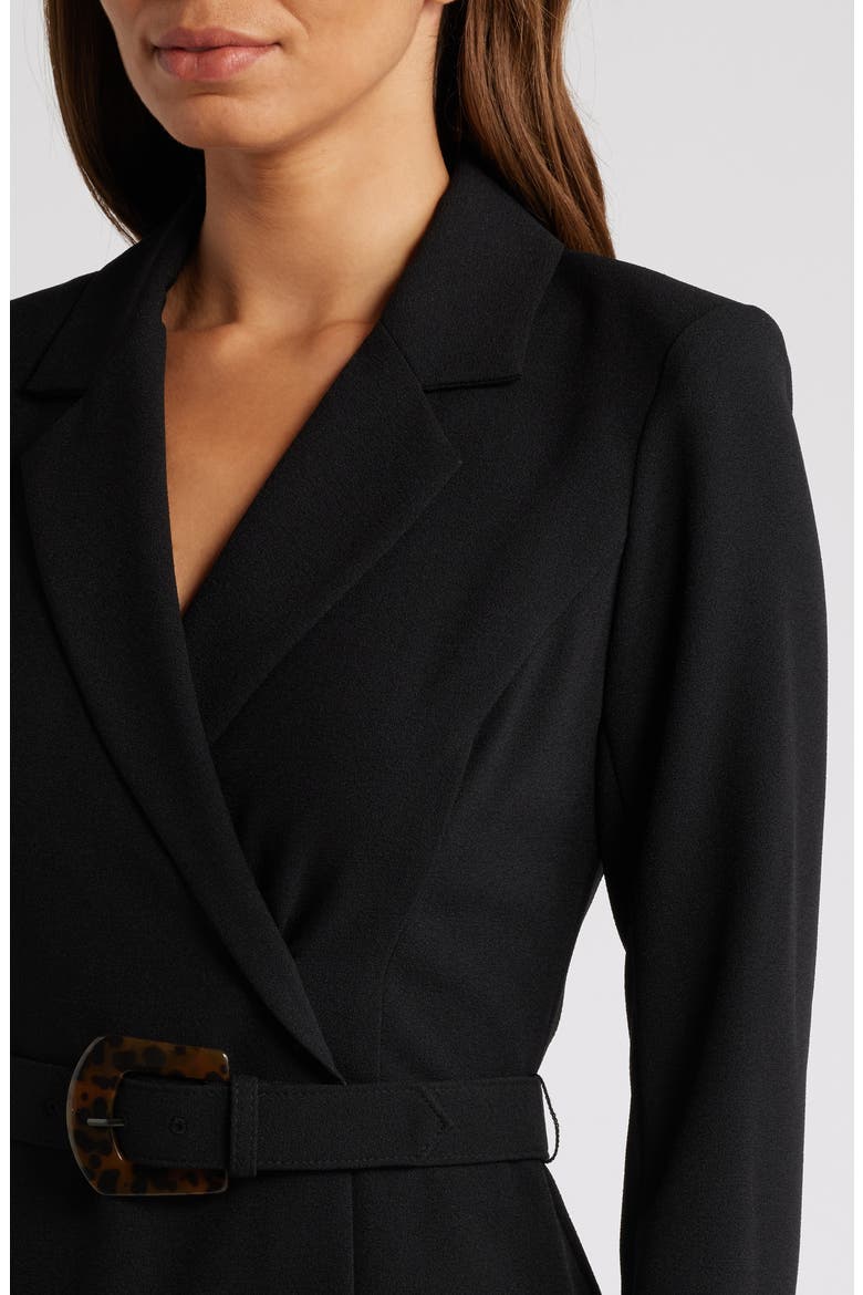 eliza j belted long sleeve dress Long Sleeve Belted Blazer Dress (Women)