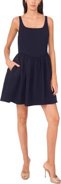 CeCe Corset Bodice Fit & Flare Minidress