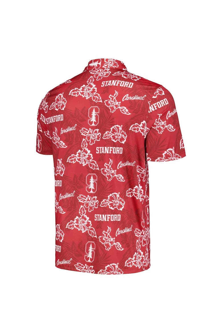 Men's Reyn Spooner  Cardinal Stanford Cardinal Performance Polo, Alternate, color, Cardinal