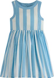 Mini Boden Kids' Harlow Stripe Strappy Cotton Sundress