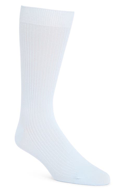 Casual Rib Crew Socks