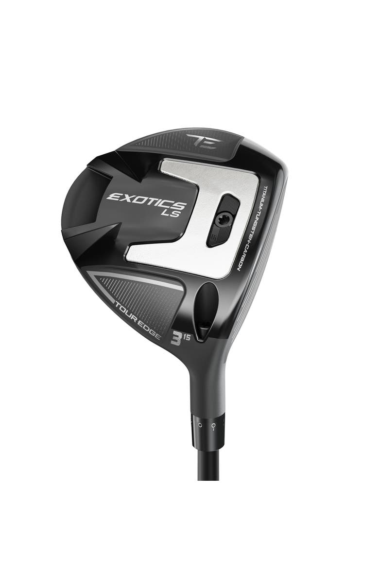 Tour Edge Exotics LS Right Hand Mens Fairway Woods - 5 / Ventus Blue/Blk / Stiff, Main, color, Black