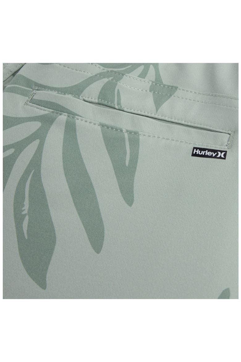 Kids' Stretch Back Walk Shorts, Alternate, color, AQUA GRAY