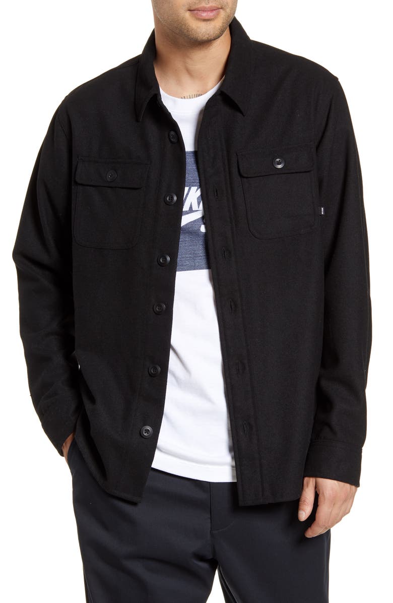 Nike SB Button Down Shirt Jacket, Main, color,