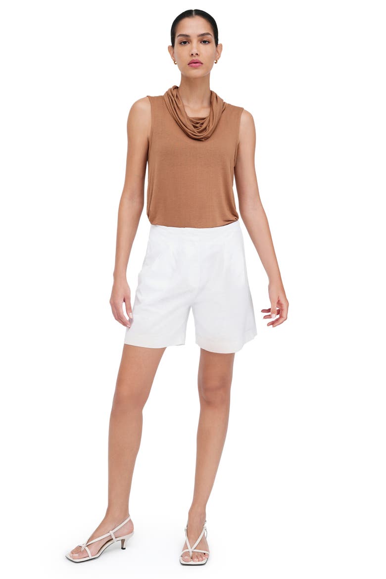 Callie Cowl Neck Knit Top, Alternate, color, CHESTNUT