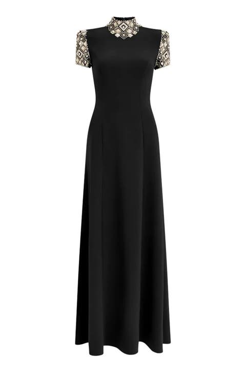 Pricile Embellished Maxi Dress