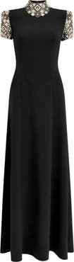 Jenny Packham Pricile Embellished Maxi Dress