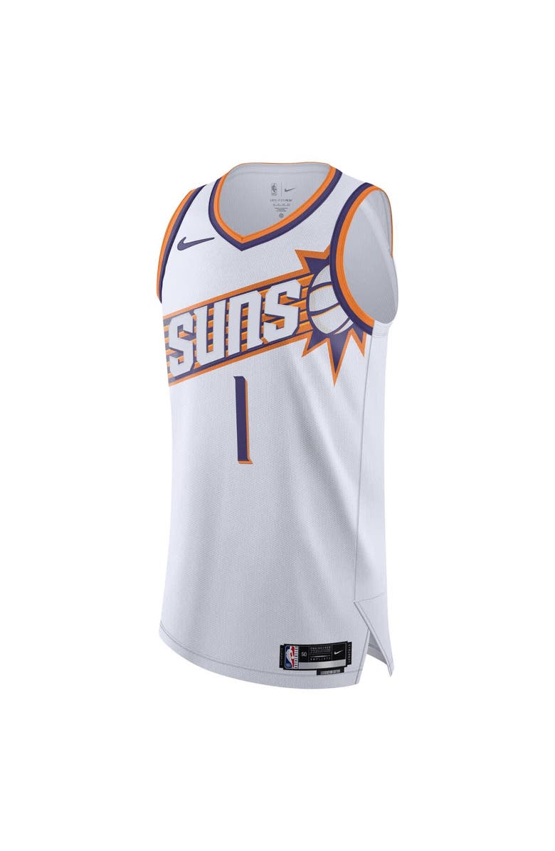 Nike Men's Nike Devin Booker White Phoenix Suns Authentic Jersey - Association Edition, Alternate, color, White