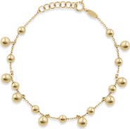 Bony Levy 14K Gold Sphere Station Bracelet