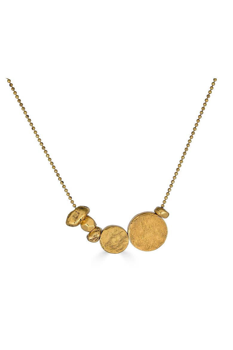 Orbit Necklace, Alternate, color, Gold