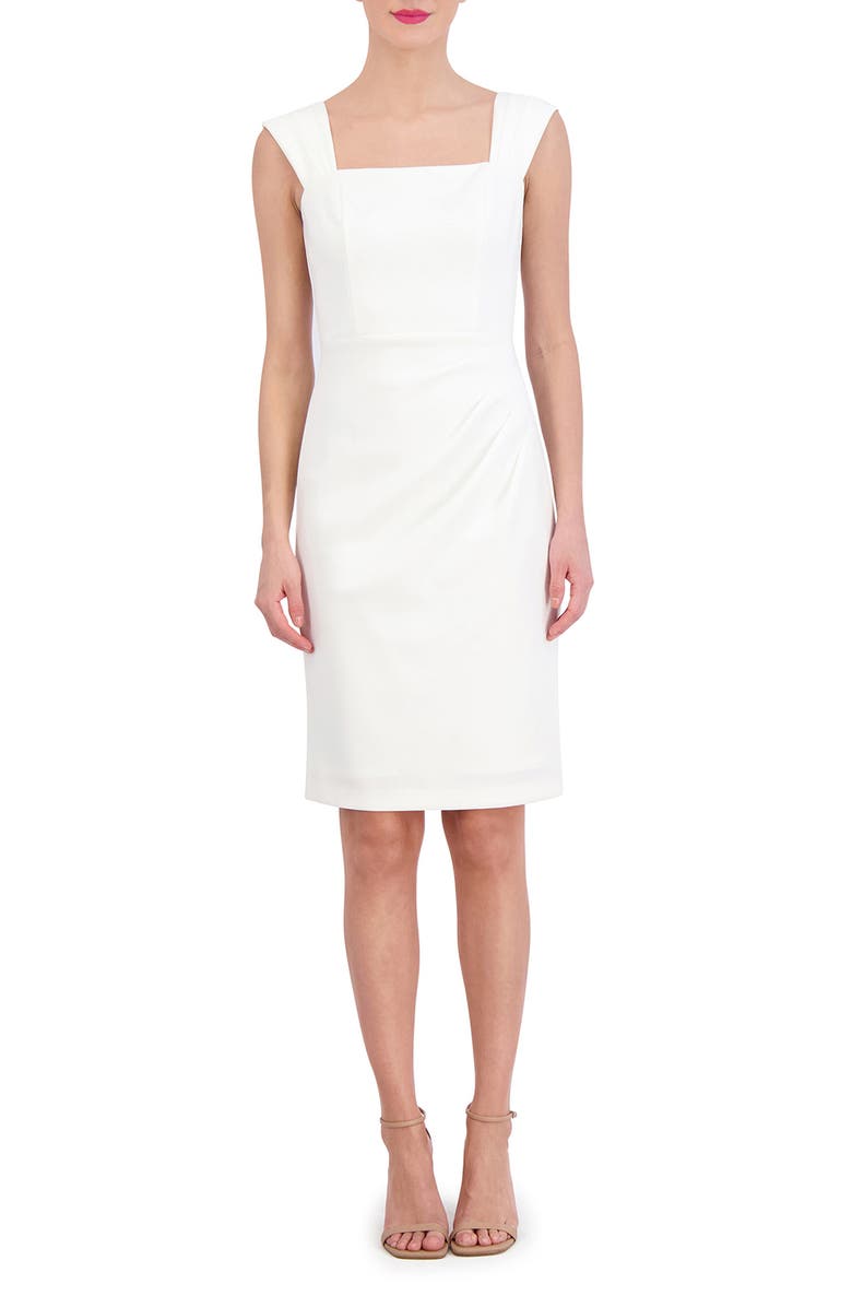Vince Camuto Pleated Scuba Dress, Main, color,