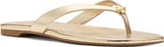 Kate Spade New York spade flower patent leather flip flop