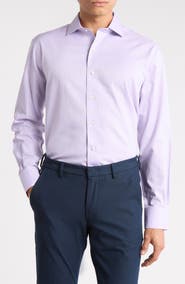 Brooks Brothers Regular Fit Herringbone Non-Iron Cotton Dress Shirt