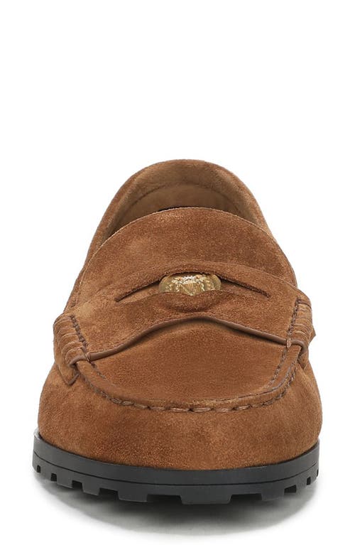Veronica Beard Penny Lug-sole Loafer In Brown