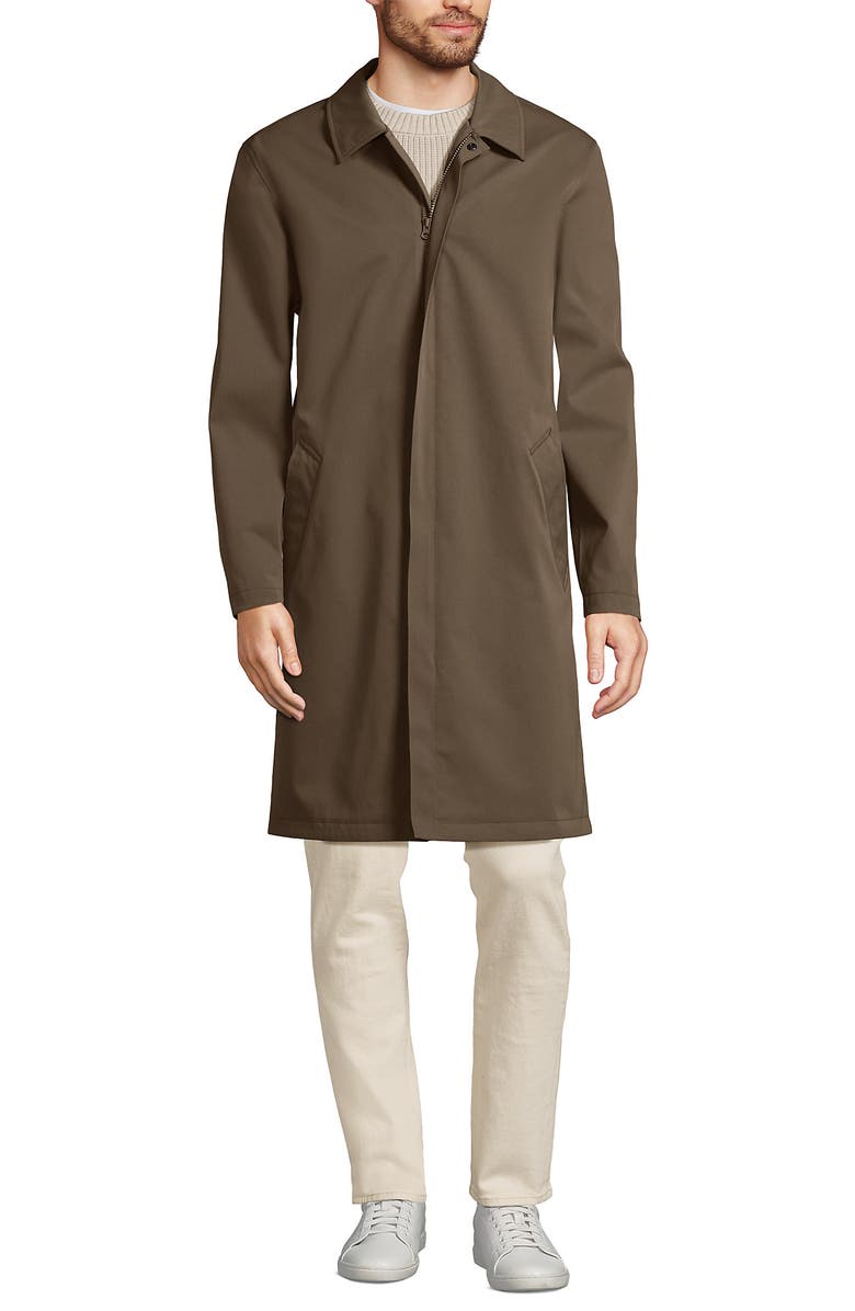 Lands' End Waterproof Mac Raincoat, Alternate, color, Vintage Taupe