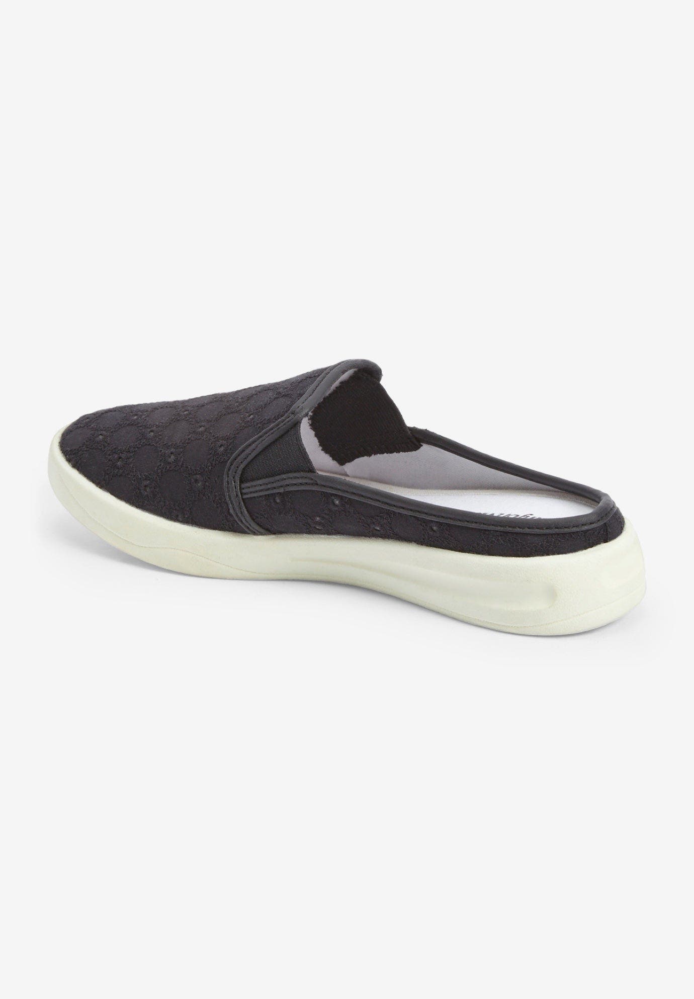 Comfortview The Camellia Slip On Sneaker Mule, Alternate, color, Black