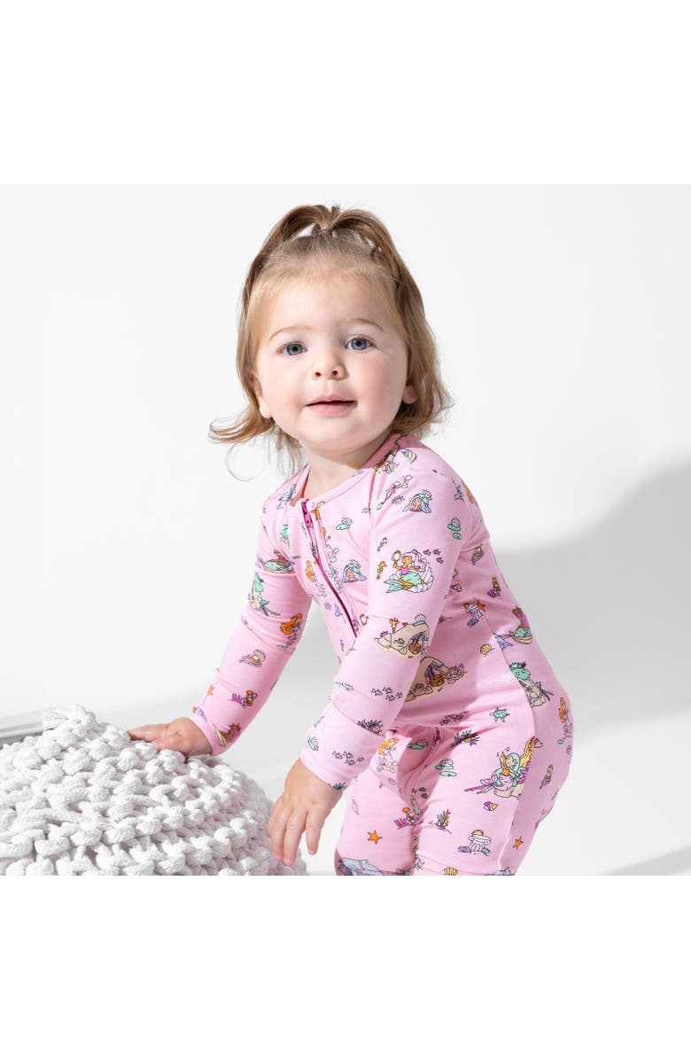 Bellabu Bear Baby Mermaid Lagoon Convertible Footie, Alternate, color, Mermaid Lagoon