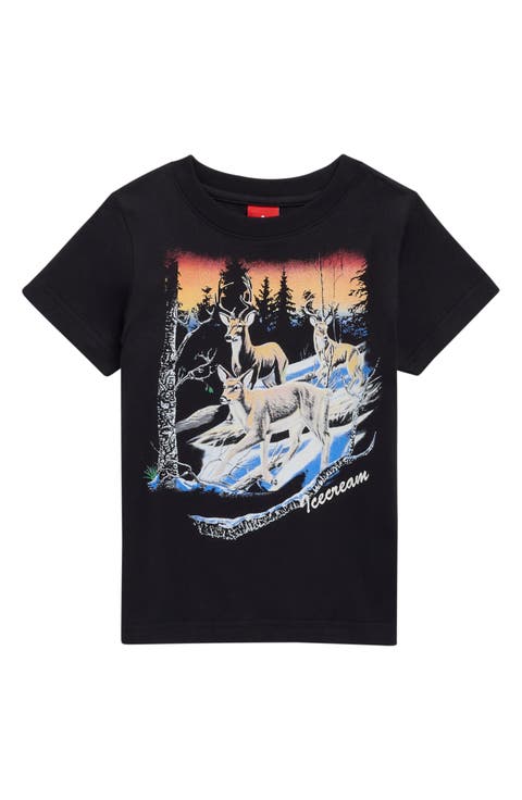 Kids' Deer Knit Graphic T-Shirt (Toddler, Little Kid & Big Kid)