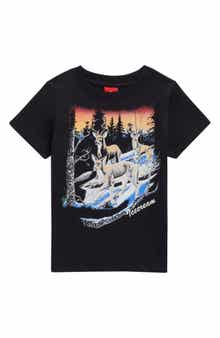 Kids' Deer Knit Graphic T-Shirt