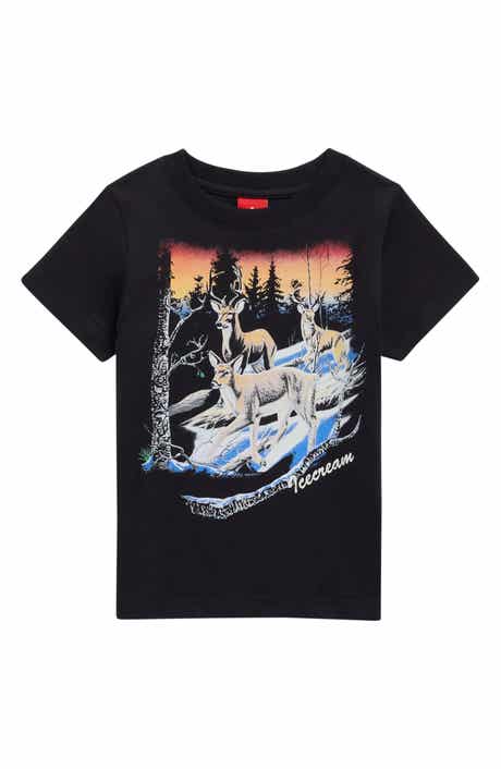 ICECREAM Kids' Deer Knit Graphic T-Shirt