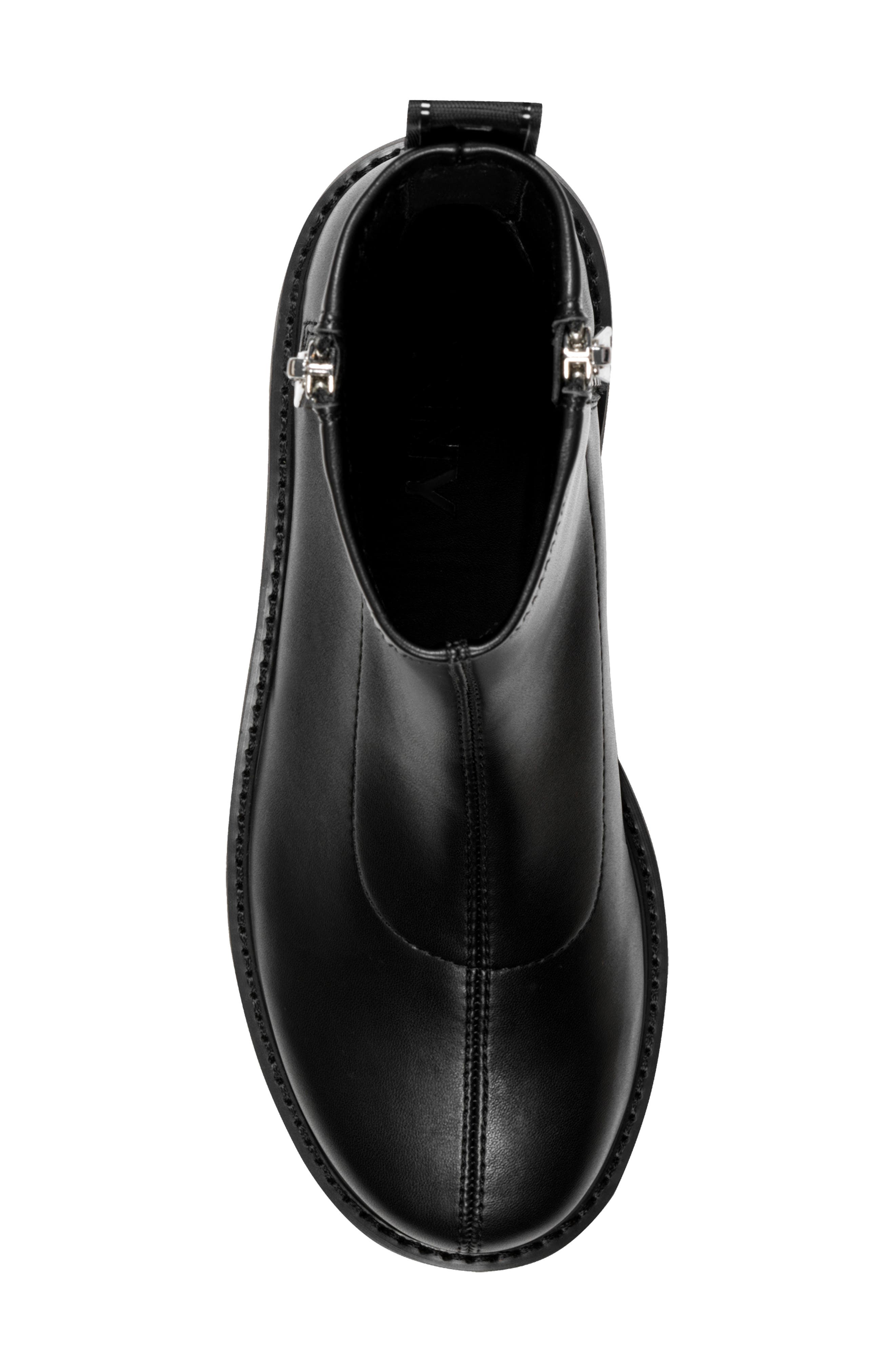 DKNY Balthild Lug Sole Bootie, Alternate, color, Black