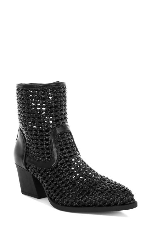 Artisole Woven Block Heel Boot (Women)