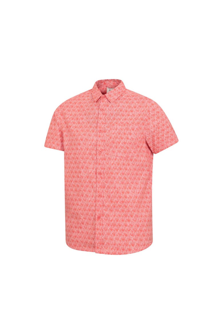 Preston Illustration Leaves Shirt, Alternate, color, Coral