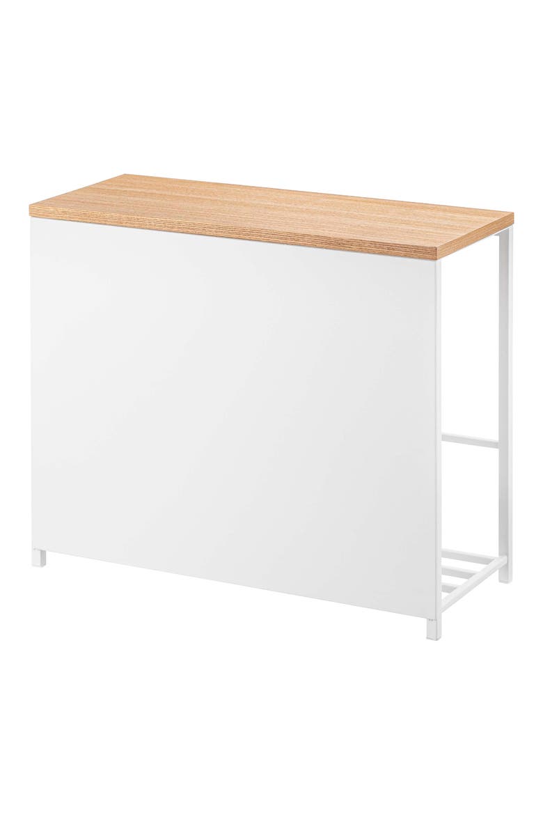 Entryway Storage Bench, Main, color, WHITE