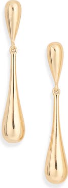 Panacea Linear Teardrop Drop Earrings