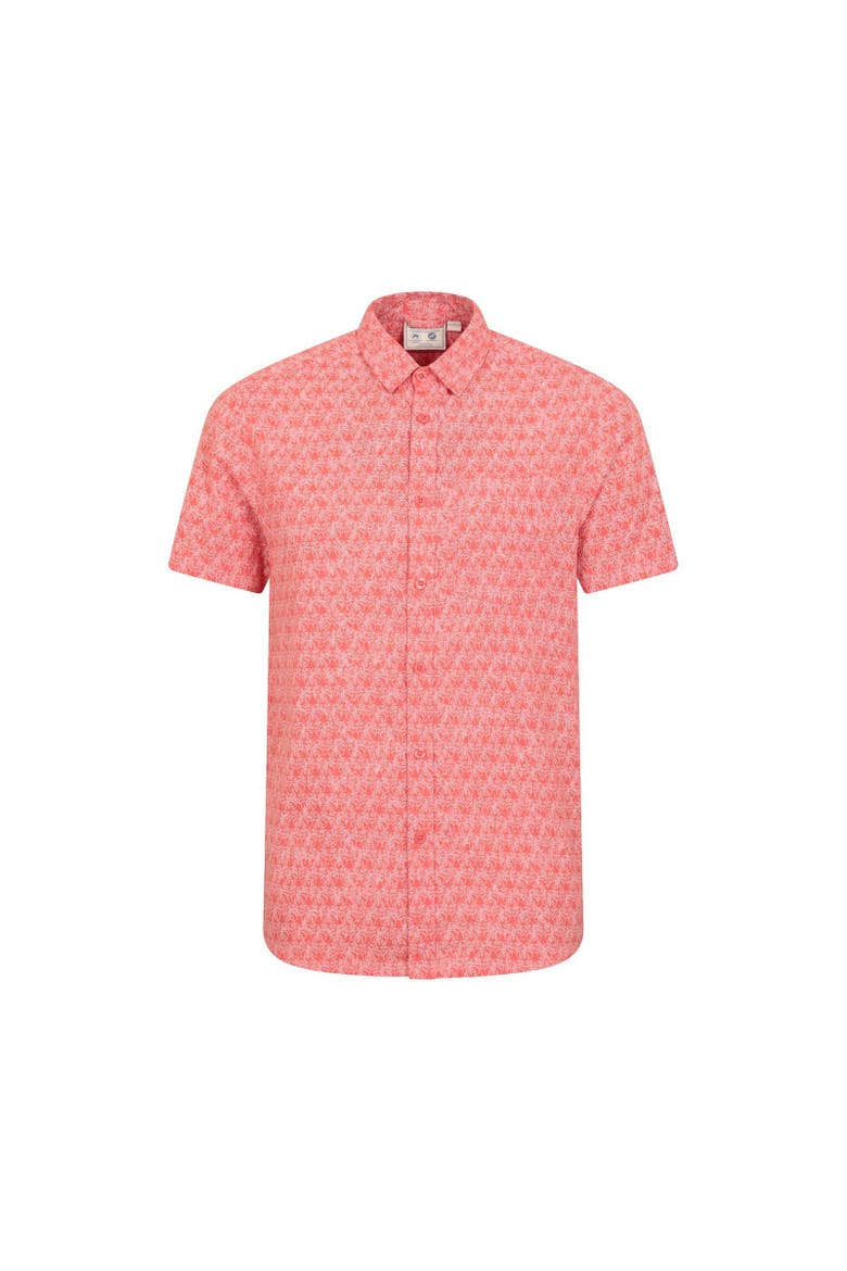 Preston Illustration Leaves Shirt, Main, color, Coral