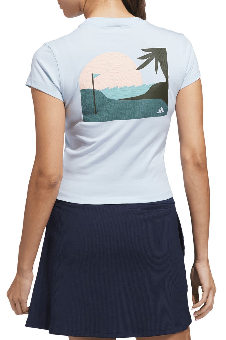 Summer Vibez Graphic Golf Tee, Alternate, color, BLUE