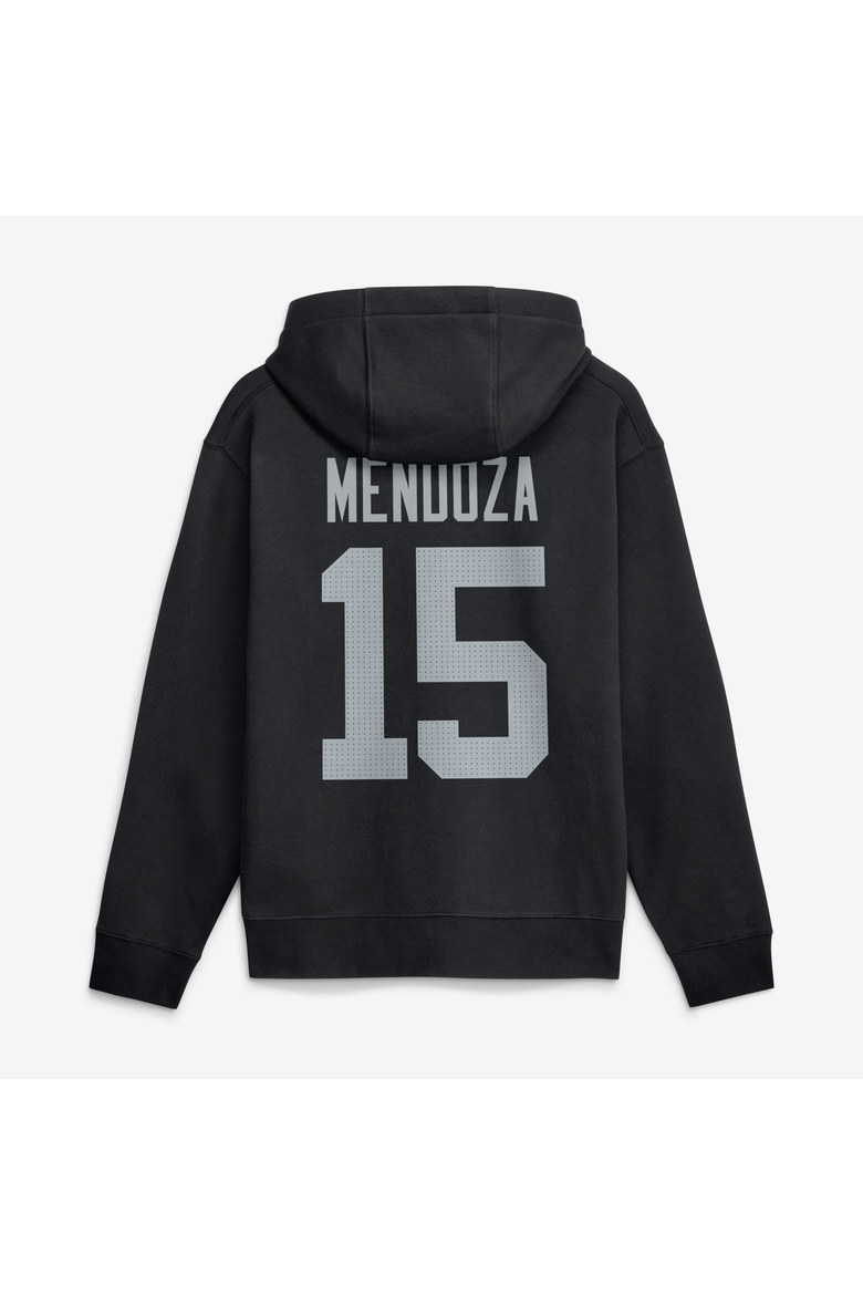 Men's Nike Fernando Mendoza Black Las Vegas Raiders Name & Number Hoodie, Alternate, color, Black