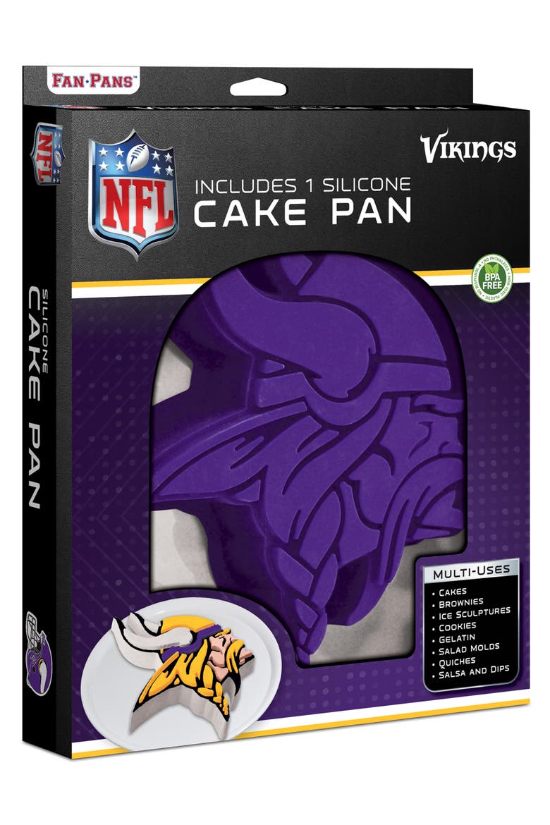 Minnesota Vikings Cake Pan, Main, color, Purple