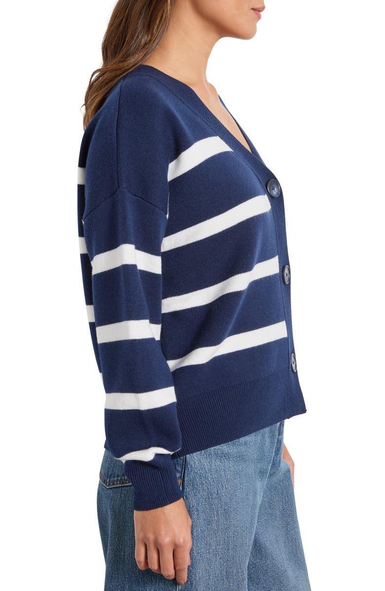 Splendid Lynn Cardigan, Alternate, color, Navy/ Moonstone
