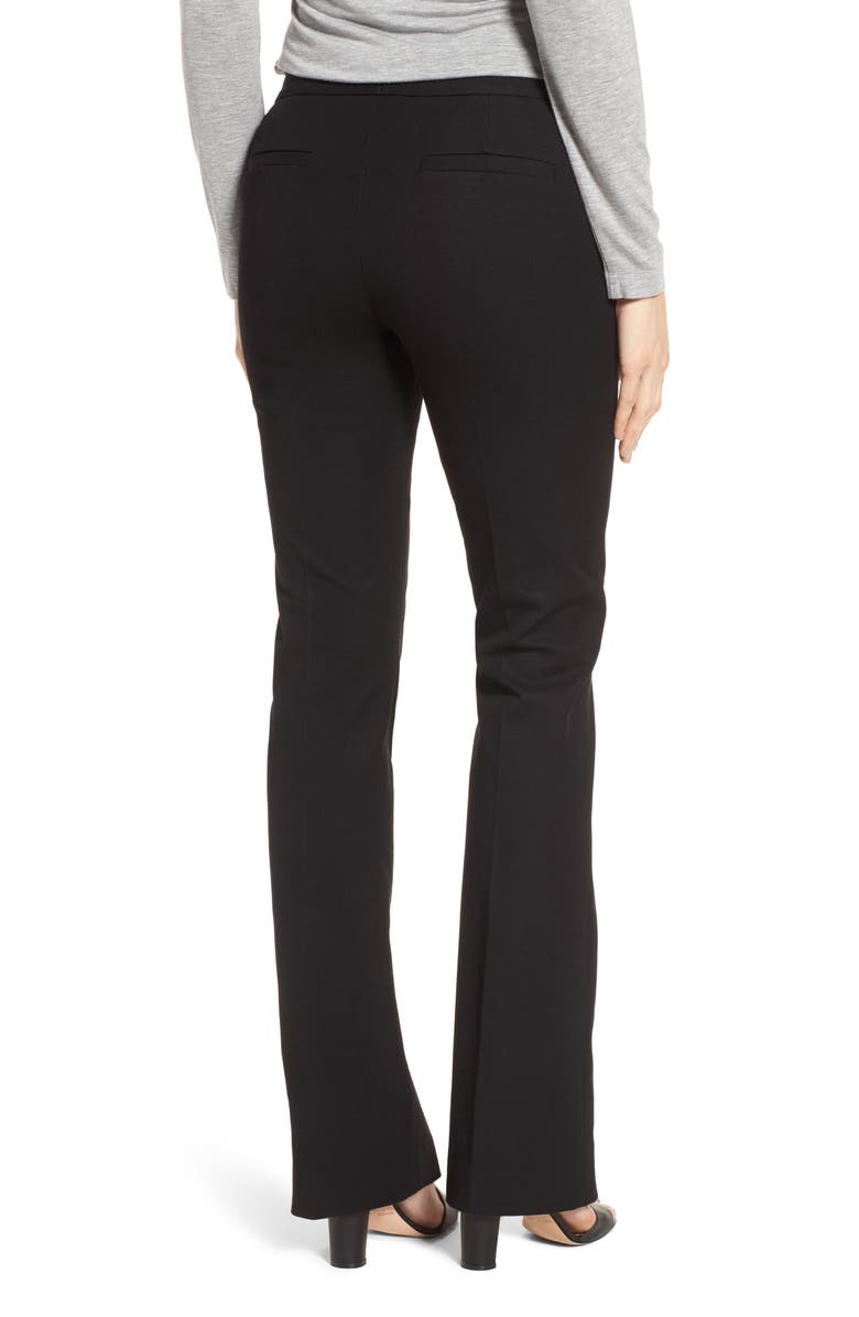 Nordstrom Signature Stretch Blend Slim Flare Leg Pants, Alternate, color,