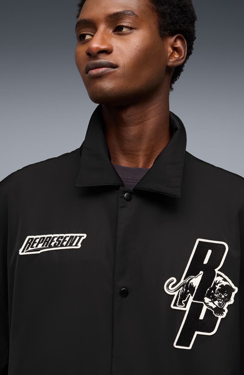 PUMA x Represent Coach's Jacket, Alternate, color, Puma Black