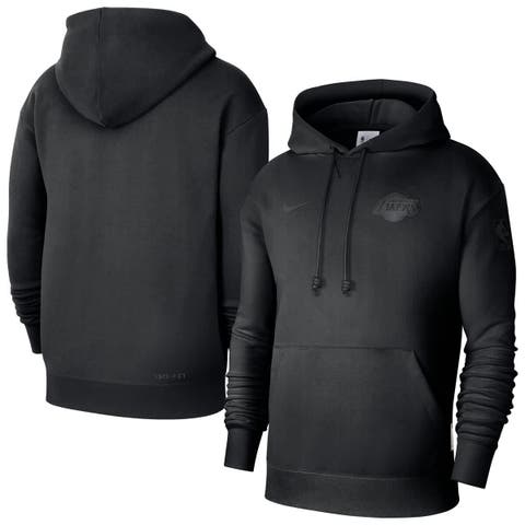 Men's Nike  Black Los Angeles Lakers Authentic Travel Standard Issue Dri-Fit Hoodie