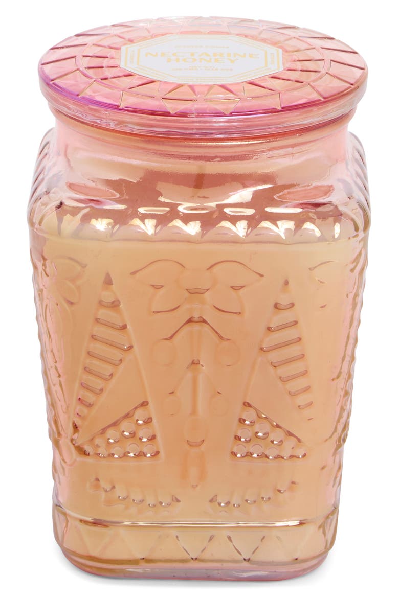 Glass Jar Candle, Main, color, NECTARINE HONEY