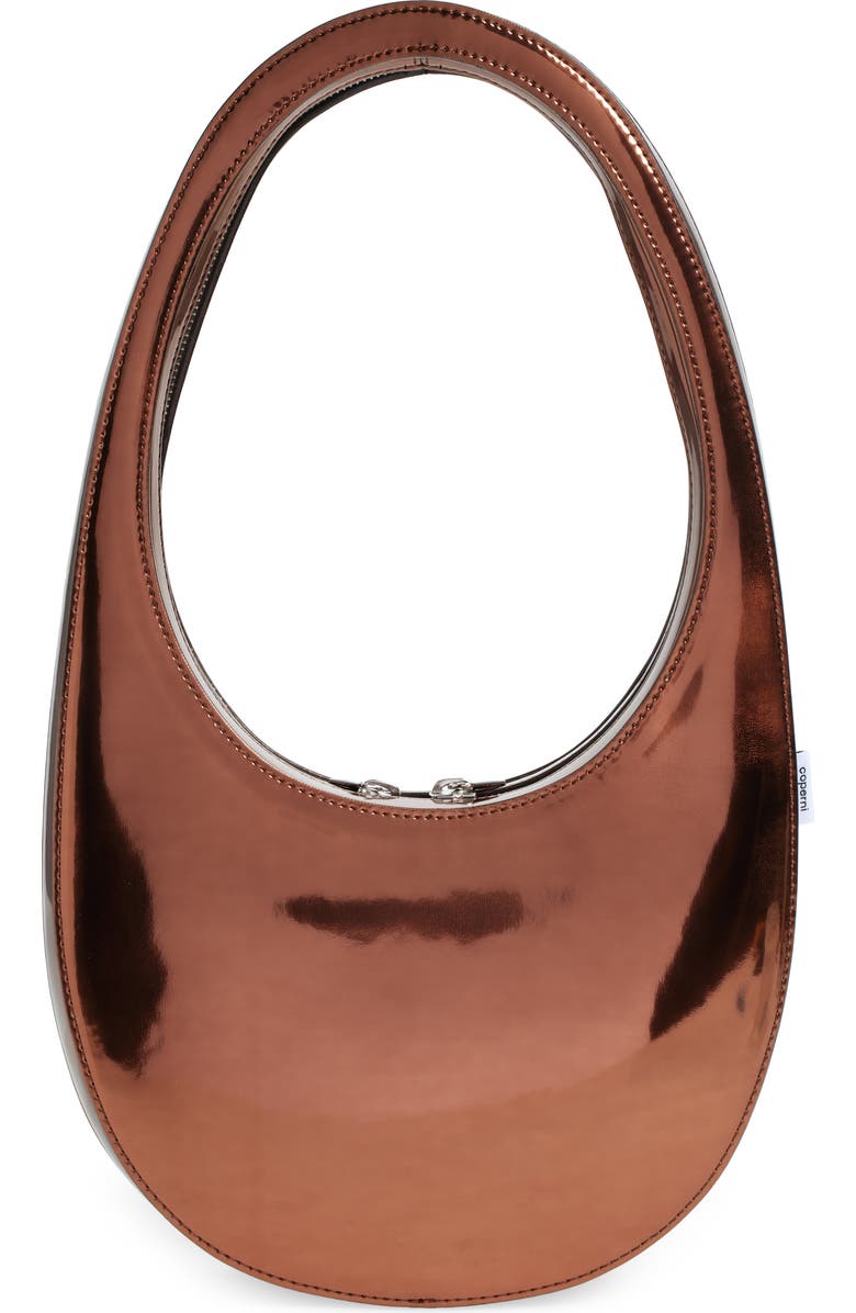Coperni Swipe Metallic Top Handle Bag, Alternate, color,